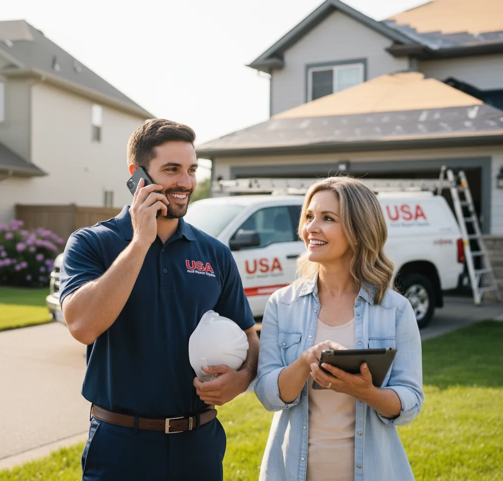 USA Roof Repair Experts customer support in Nitro